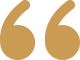 Opening quotation mark symbol in gold